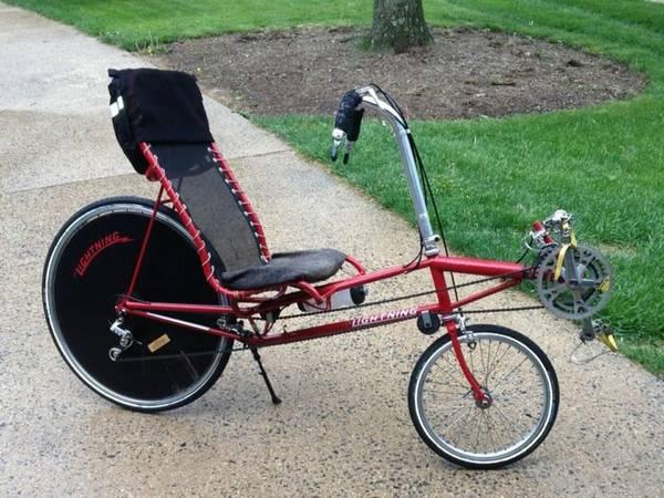 lightning p38 recumbent for sale