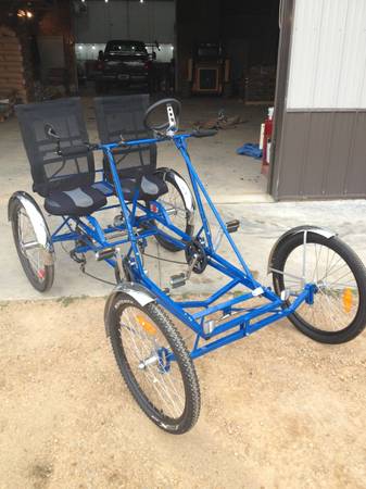 4 wheel bike with steering wheel