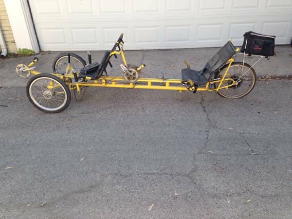 tandem recumbent trike for sale